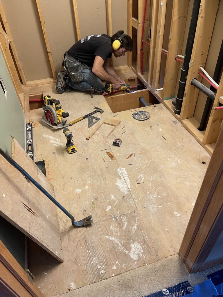 Bathroom tile renovation and remodeling in Calgary