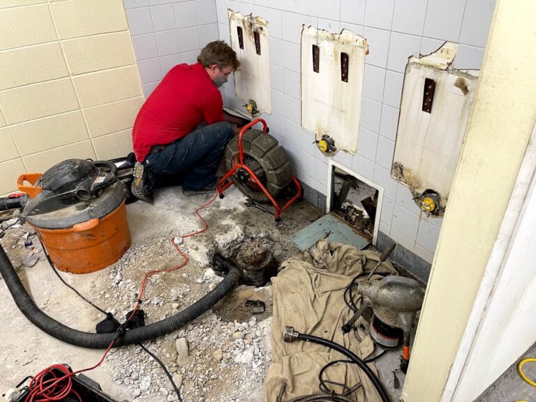 Bathroom renovation plumbing upgrade project in Calgary