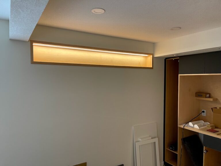Custom cabinet design and interior storage solution in Calgary
