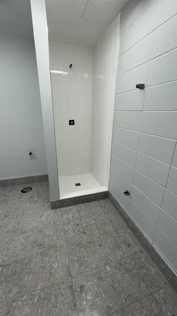 Modern bathroom renovation project completed in Calgary home