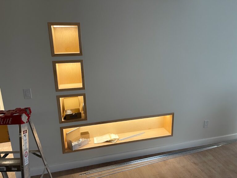 Modern storage cabinet upgrade completed in Calgary home