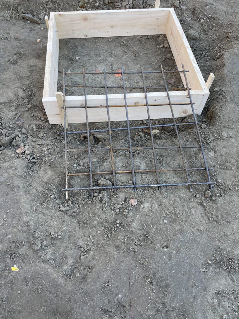 Concrete foundation work completed for a Calgary home expansion project