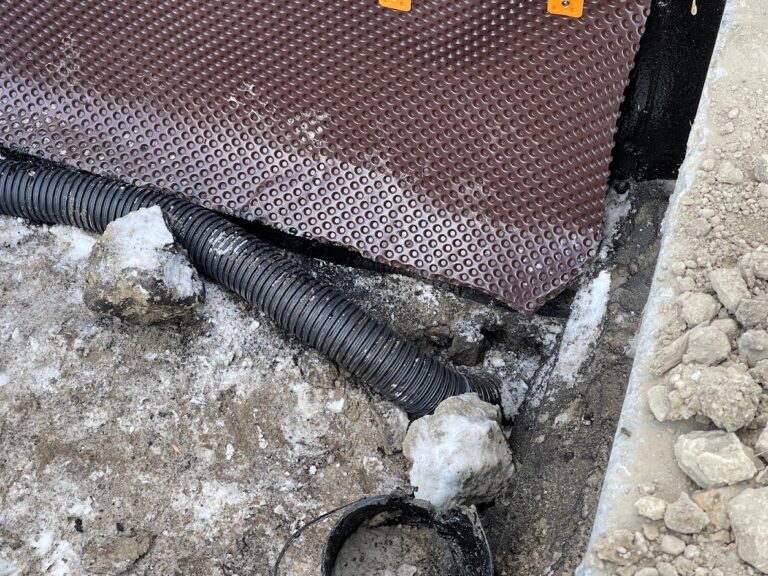 Exterior wall and foundation repair work completed in Calgary
