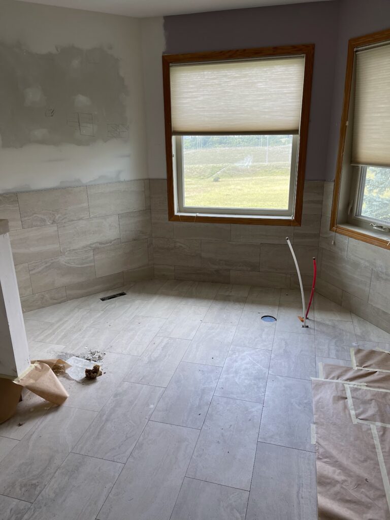 Renovated residential interior with updated flooring and finishes in Calgary