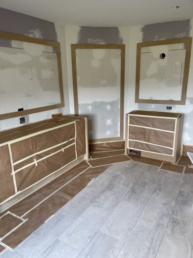 Kitchen cabinetry installation completed during Calgary renovation