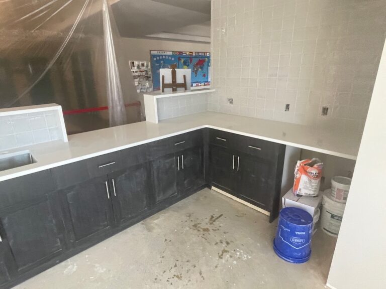 Modern kitchen remodeling with upgraded cabinets and finishes in Calgary